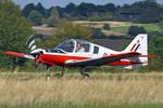 Aircraft G-CBEF, LAA 80th Anniversary Rally, at EGBG, photo by Chris Hall