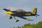 Aircraft G-IKON, LAA 80th Anniversary Rally, at EGBG, photo by Chris Hall