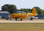 Aircraft N343ZM, Beech T-34A, at KOSH, photo by MarkPasqualino