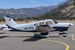 Aircraft HB-PKG, Parked with new livery, at LFKC, photo by micka2b
