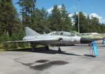 Aircraft DK-270, SAAB J35XS Draken at the Suomen Ilmavoimamuseo (Finnish Air Force Museum, formerly known as Keski-Suomen Ilmailumuseo / Aviation Museum of Central Finland), Jyväskylä-Tikkakoski, photo by iwarnecke