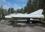 Aircraft DK-270, SAAB J35XS Draken at the Suomen Ilmavoimamuseo (Finnish Air Force Museum, formerly known as Keski-Suomen Ilmailumuseo / Aviation Museum of Central Finland), Jyväskylä-Tikkakoski, photo by iwarnecke
