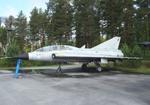 Aircraft DK-270, SAAB J35XS Draken at the Suomen Ilmavoimamuseo (Finnish Air Force Museum, formerly known as Keski-Suomen Ilmailumuseo / Aviation Museum of Central Finland), Jyväskylä-Tikkakoski, photo by iwarnecke