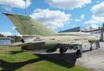 Aircraft MK-126, Mikoyan i Gurevich MiG-21UM MONGOL-B at the Suomen Ilmavoimamuseo (Finnish Air Force Museum, formerly known as Keski-Suomen Ilmailumuseo / Aviation Museum of Central Finland), Jyväskylä-Tikkakoski, photo by iwarnecke