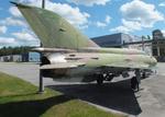 Aircraft MG-138, Mikoyan i Gurevich MiG-21bis FISHBED-N at the Suomen Ilmavoimamuseo (Finnish Air Force Museum, formerly known as Keski-Suomen Ilmailumuseo / Aviation Museum of Central Finland), Jyväskylä-Tikkakoski, photo by iwarnecke