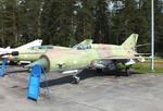 Aircraft MG-138, Mikoyan i Gurevich MiG-21bis FISHBED-N at the Suomen Ilmavoimamuseo (Finnish Air Force Museum, formerly known as Keski-Suomen Ilmailumuseo / Aviation Museum of Central Finland), Jyväskylä-Tikkakoski, photo by iwarnecke