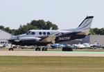 Aircraft N425W, Beech E90, at KOSH, photo by MarkPasqualino