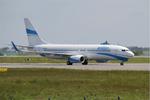 Aircraft SP-ESH, Boeing 737-81M, Taxiing, Brest-Bretagne Airport (LFRB-BES), at LFRB, photo by Yves-Q
