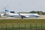 Aircraft SP-ESH, Boeing 737-81M, Taxiing to boarding area, Brest-Bretagne Airport (LFRB-BES), at LFRB, photo by Yves-Q