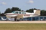 Aircraft N340D, Beech V35, at KOSH, photo by MarkPasqualino