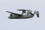Aircraft 165456, Northrop Grumman E-2C Hawkeye, On display, Morlaix-Ploujean airport (LFRU-MXN), at LFRU, photo by Yves-Q