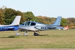 Aircraft N445ML, N445ML 2022 Cirrus SR22T-G6 GTS Carbon Platinum Denham, at EGLD, photo by PhilR