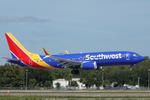 Aircraft N866GK, Southwest 1405 arrives at Southwest Florida International Airport following flight from Orlando International Airport, at KRSW, photo by Suncoast Spotter