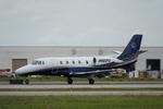 Aircraft N461PS, Citation 461PS arrives at Southwest Florida International Airport following flight from Middle Peninsula Regional Airport, at KRSW, photo by Suncoast Spotter