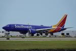 Aircraft N9030S, Southwest 1066 arrives at Southwest Florida International Airport following flight from Baltimore Washington International Airport, at KRSW, photo by Suncoast Spotter