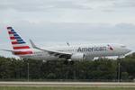 Aircraft N947NN, American 1781 arrives at Southwest Florida International Airport following flight from Charlotte-Douglas International Airport, at KRSW, photo by Suncoast Spotter