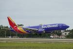 Aircraft N8552Z, Southwest 2289 arrives at Southwest Florida International Airport following flight from Baltimore-Washington International Airport, at KRSW, photo by Suncoast Spotter