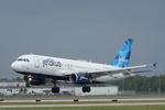 Aircraft N635JB, JetBlue 105 arrives at Southwest Florida International Airport following a weather diversion on a flight from Newark-Liberty International Airport to Fort Lauderdale-Hollywood International Airport, at KRSW, photo by Suncoast Spotter