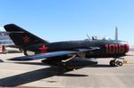 Aircraft N15YY, MiG-15bis, at KFOE, photo by MarkPasqualino