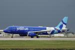 Aircraft N508JL, JetBlue 2154 arrives at Southwest Florida International Airport following a weather diversion on a flight from Luis Munoz Marin International Airport to Fort Lauderdale-Hollywood International Airport, at KRSW, photo by Suncoast Spotter