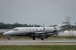Aircraft N230DF, Citation 230DF arrives at Southwest Florida International Airport following flight from Witham Field, at KRSW, photo by Suncoast Spotter