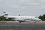 Aircraft N500SR, Galaxy 500SR sits on the Private Sky ramp at Southwest Florida International Airport, at KRSW, photo by Suncoast Spotter