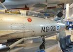 Aircraft MG-92, Mikoyan i Gurevich MiG-21F-13 FISHBED-C at the Suomen Ilmavoimamuseo (Finnish Air Force Museum, formerly known as Keski-Suomen Ilmailumuseo / Aviation Museum of Central Finland), Jyväskylä-Tikkakoski, photo by iwarnecke