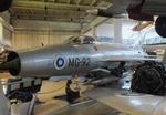Aircraft MG-92, Mikoyan i Gurevich MiG-21F-13 FISHBED-C at the Suomen Ilmavoimamuseo (Finnish Air Force Museum, formerly known as Keski-Suomen Ilmailumuseo / Aviation Museum of Central Finland), Jyväskylä-Tikkakoski, photo by iwarnecke