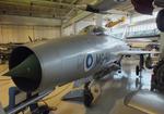 Aircraft MG-92, Mikoyan i Gurevich MiG-21F-13 FISHBED-C at the Suomen Ilmavoimamuseo (Finnish Air Force Museum, formerly known as Keski-Suomen Ilmailumuseo / Aviation Museum of Central Finland), Jyväskylä-Tikkakoski, photo by iwarnecke