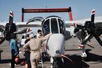 Aircraft N401DF, California Capital Airshow 2026, at MHR, photo by ClaytonEddy
