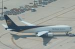 Aircraft N324UP, Boeing 767-34AF, at KRFD, photo by MarkPasqualino
