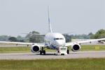 Aircraft SP-ESH, Boeing 737-81M, Taxiing to boarding area, Brest-Bretagne Airport (LFRB-BES), at LFRB, photo by Yves-Q