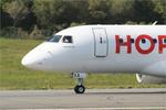 Aircraft F-HBXA, Embraer 170LR, Taxiing rwy 07R, Brest-Bretagne Airport (LFRB-BES), at LFRB, photo by Yves-Q
