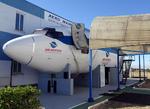 Aircraft EC-CFK, The nose and front fuselage of EC-CFK is preserved at a crew training center at Cuatro Vientos near Madrid, Spain, photo by ReinhardJost