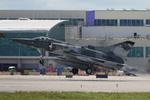 Aircraft N407AX, A F-21 Kfir C2 departs Southwest Florida International Airport enroute to training in the Gulf of America, at KRSW, photo by Suncoast Spotter