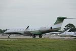 Aircraft HB-JLO, Nomad Aviation G650 sits on the Private Sky ramp at Southwest Florida International Airport, at KRSW, photo by Suncoast Spotter