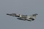 Aircraft N405AX, A F-21 Kfir C2 departs Southwest Florida International Airport enroute to training in the Gulf of America, at KRSW, photo by Suncoast Spotter