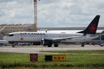 Aircraft C-GEKH, Rouge 1665 departs Southwest Florida International Airport enroute to Toronto-Pearson International Airport, at KRSW, photo by Suncoast Spotter