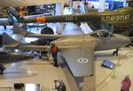 Aircraft VT-8, De Havilland D.H.115 Vampire T55 at the Suomen Ilmavoimamuseo (Finnish Air Force Museum, formerly known as Keski-Suomen Ilmailumuseo / Aviation Museum of Central Finland), Jyväskylä-Tikkakoski, photo by iwarnecke