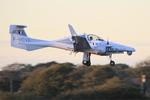 Aircraft F-HCVA, Diamond DA-42MPP Twin Star CN 42.007, On final rwy 07R, Brest-Bretagne Airport (LFRB-BES), at LFRB, photo by Yves-Q