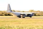 Aircraft 661, Lockheed Martin C-130J-30 Shimshon, Landing rwy 07R, Brest-Bretagne Airport (LFRB-BES), at LFRB, photo by Yves-Q
