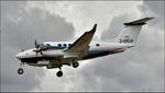 Aircraft 2-ANJA, 1986 Beechcraft B200 Super King Air arriving at Gloucestershire Airport, at EGBJ, photo by Mike_Y
