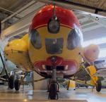 Aircraft OH-HRC, Mil Mi-1 HARE (minus main rotor blades) at the Suomen Ilmavoimamuseo (Finnish Air Force Museum, formerly known as Keski-Suomen Ilmailumuseo / Aviation Museum of Central Finland), Jyväskylä-Tikkakoski, photo by iwarnecke
