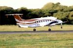 Aircraft F-HETS, Raytheon Aircraft Company 1900D, Take off rwy 07R, Brest-Bretagne Airport (LFRB-BES), at LFRB, photo by Yves-Q