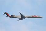 Aircraft F-HMLH, Bombardier CRJ-1000EL NG, Climbing from rwy 07R, Brest-Bretagne Airport (LFRB-BES), at LFRB, photo by Yves-Q