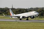Aircraft F-HBLN, Embraer 190STD, Landing rwy 07R, Brest-Bretagne airport (LFRB-BES), at LFRB, photo by Yves-Q