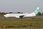 Aircraft F-HTVC, Boeing 737-8K2, Taxiing rwy 07R, Brest-Bretagne airport (LFRB-BES), at LFRB, photo by Yves-Q