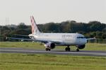 Aircraft EC-NQN, Airbus A320-214, Take off run rwy 07R, Brest-Bretagne airport (LFRB-BES), at LFRB, photo by Yves-Q