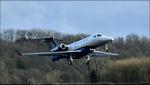 Aircraft 2-EMBR, 2019 Embraer EMB-505 Phenom 300 departing Cotswold Airport, at EGBP, photo by Mike_Y