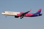 Aircraft 9H-WND, Airbus A321-271NX reg 9H-WND of Wizzair Malta on final approach for RW31 Malta., at LMML, photo by raymond
